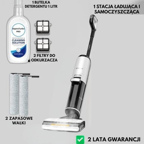 Odkurzacz Turbo Pro bezprzewodowy + akcesoria w zestawie